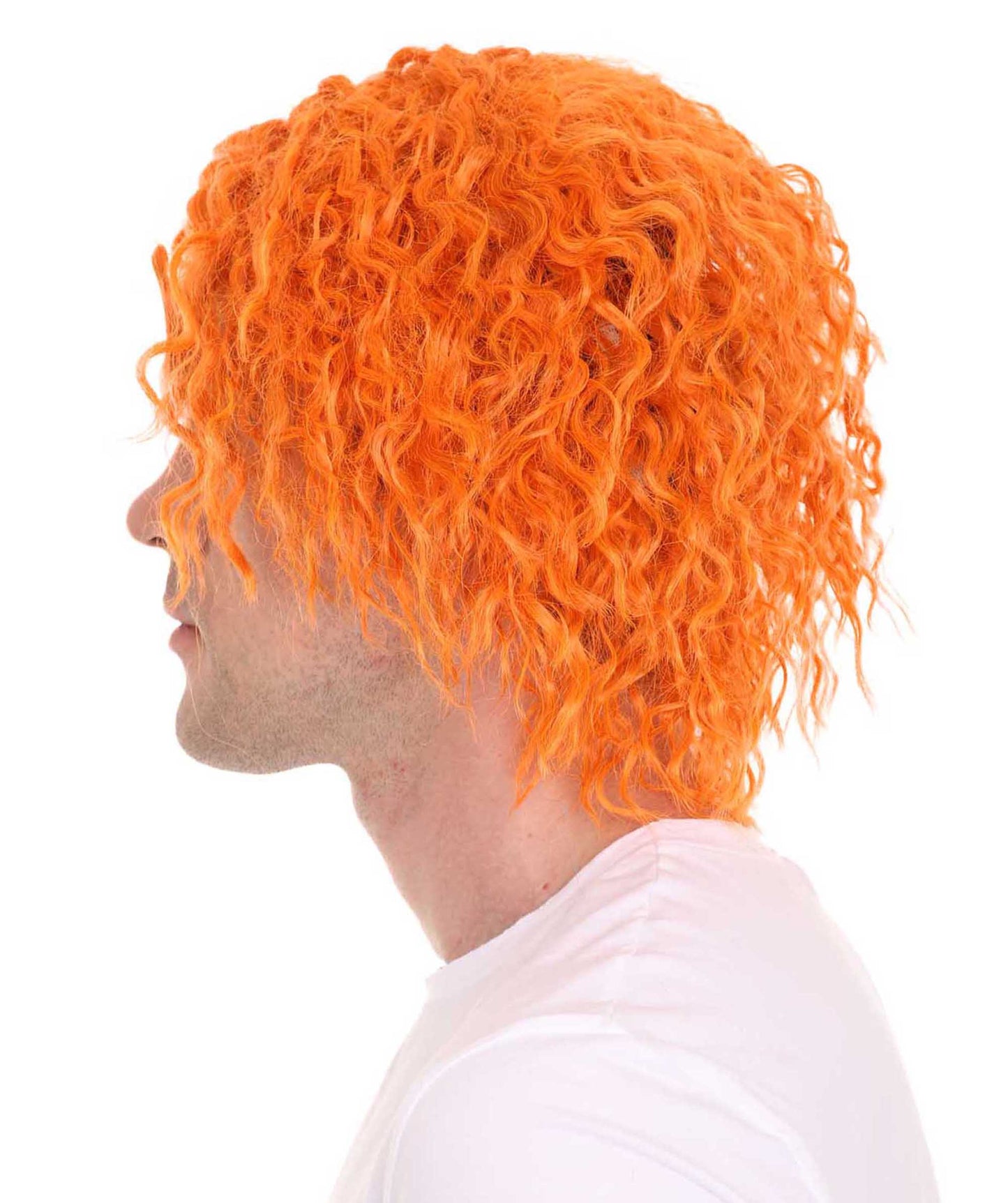 Short orange wig