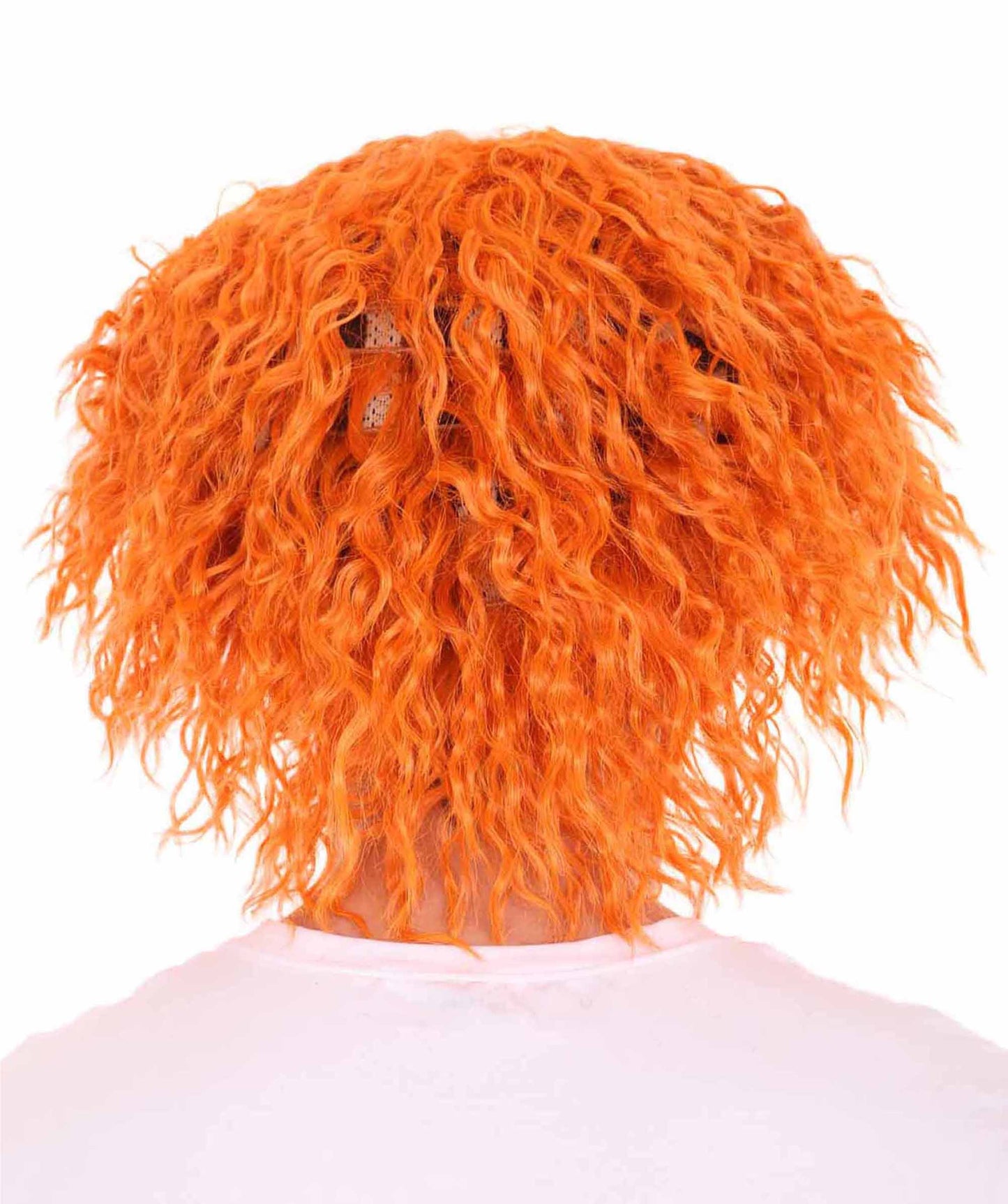 Short orange wig