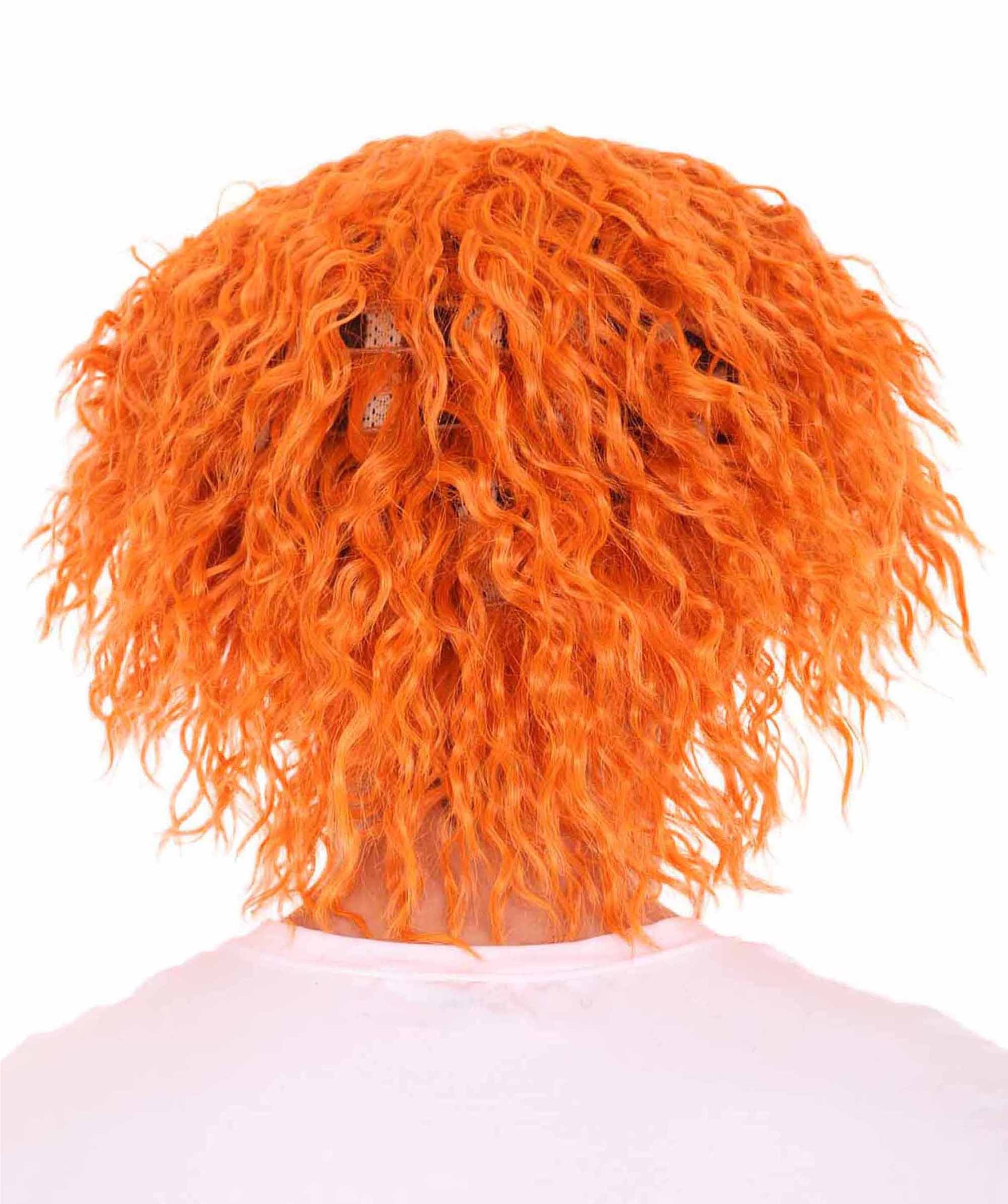 Short orange wig