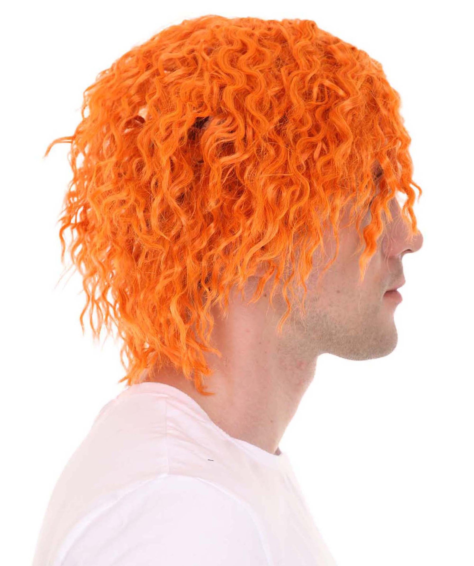 Short orange wig