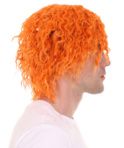 Short orange wig