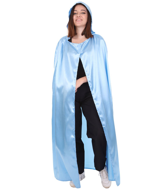 Blue Hooded Cape Costume