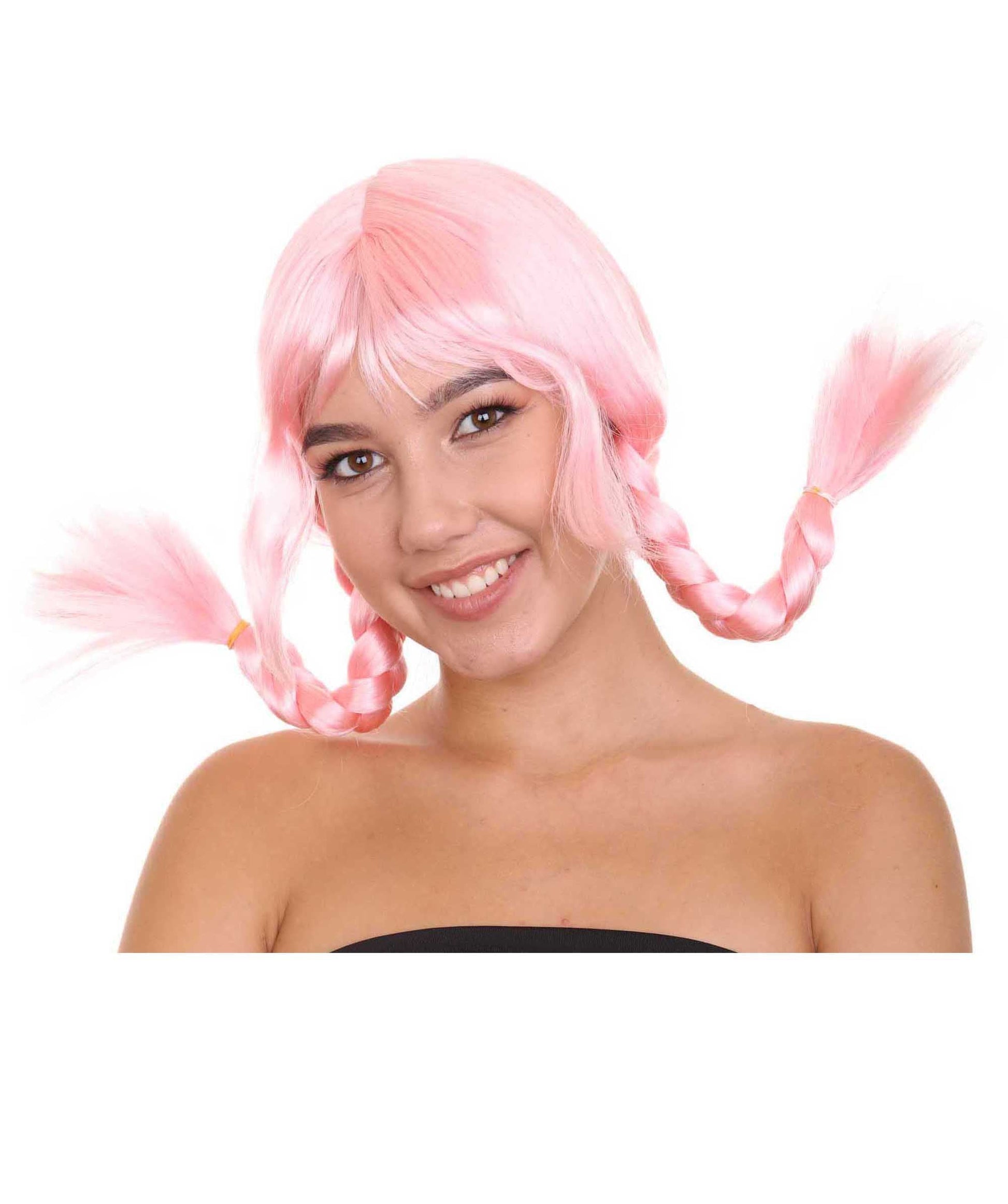 Lt Pink Bavarian Girl Women's Wig