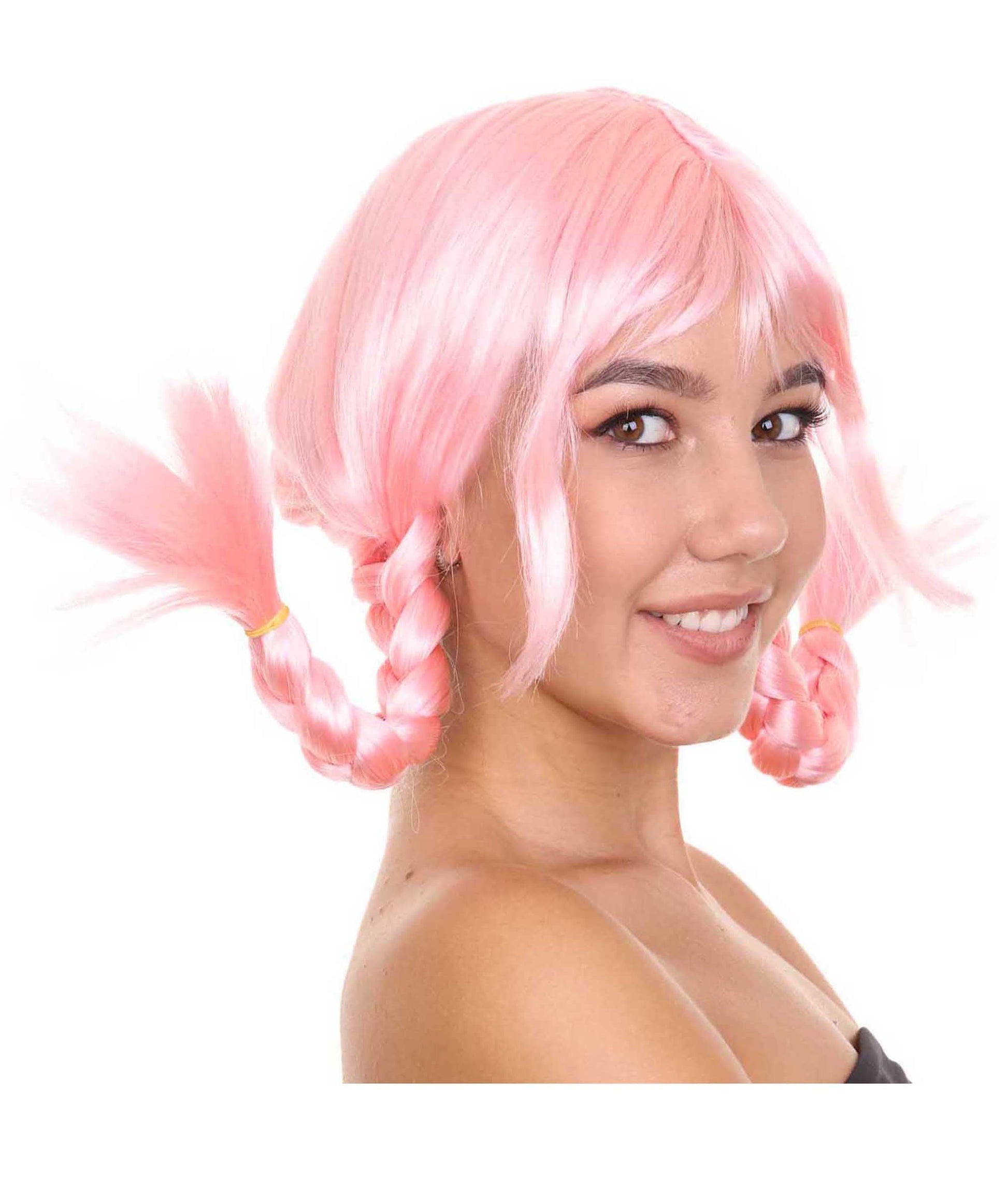 Lt Pink Bavarian Girl Women's Wig