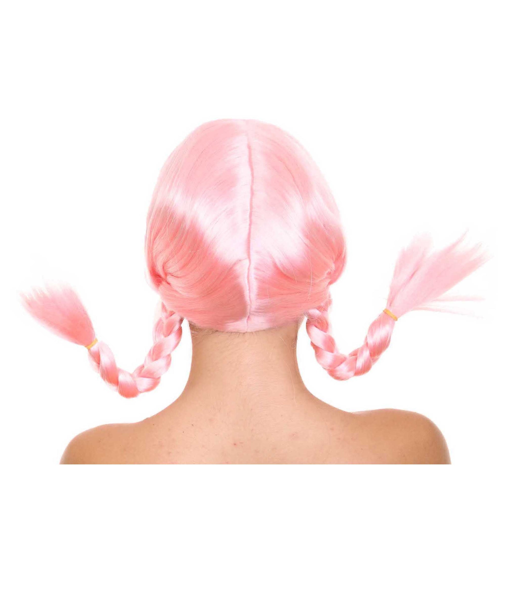 Lt Pink Bavarian Girl Women's Wig