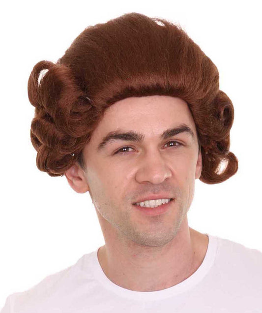 Colonial Judge Brown Wig