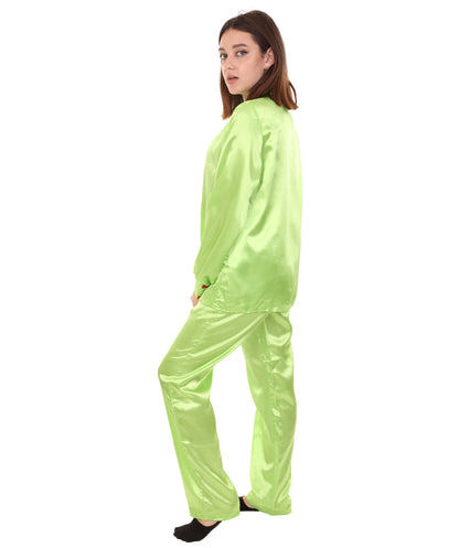 Lime Green Chinese Traditional Kung Fu Costume