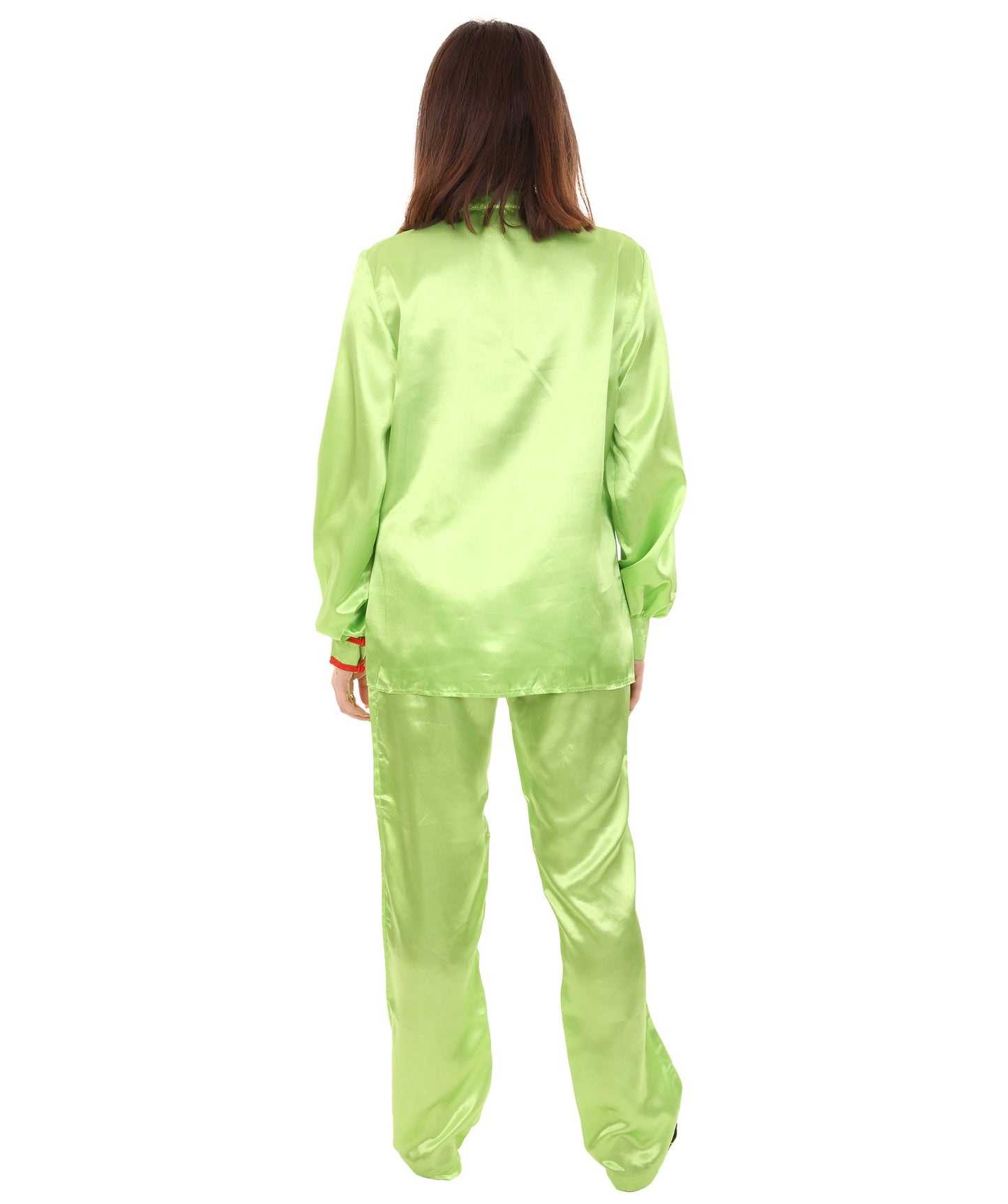 Lime Green Chinese Traditional Kung Fu Costume