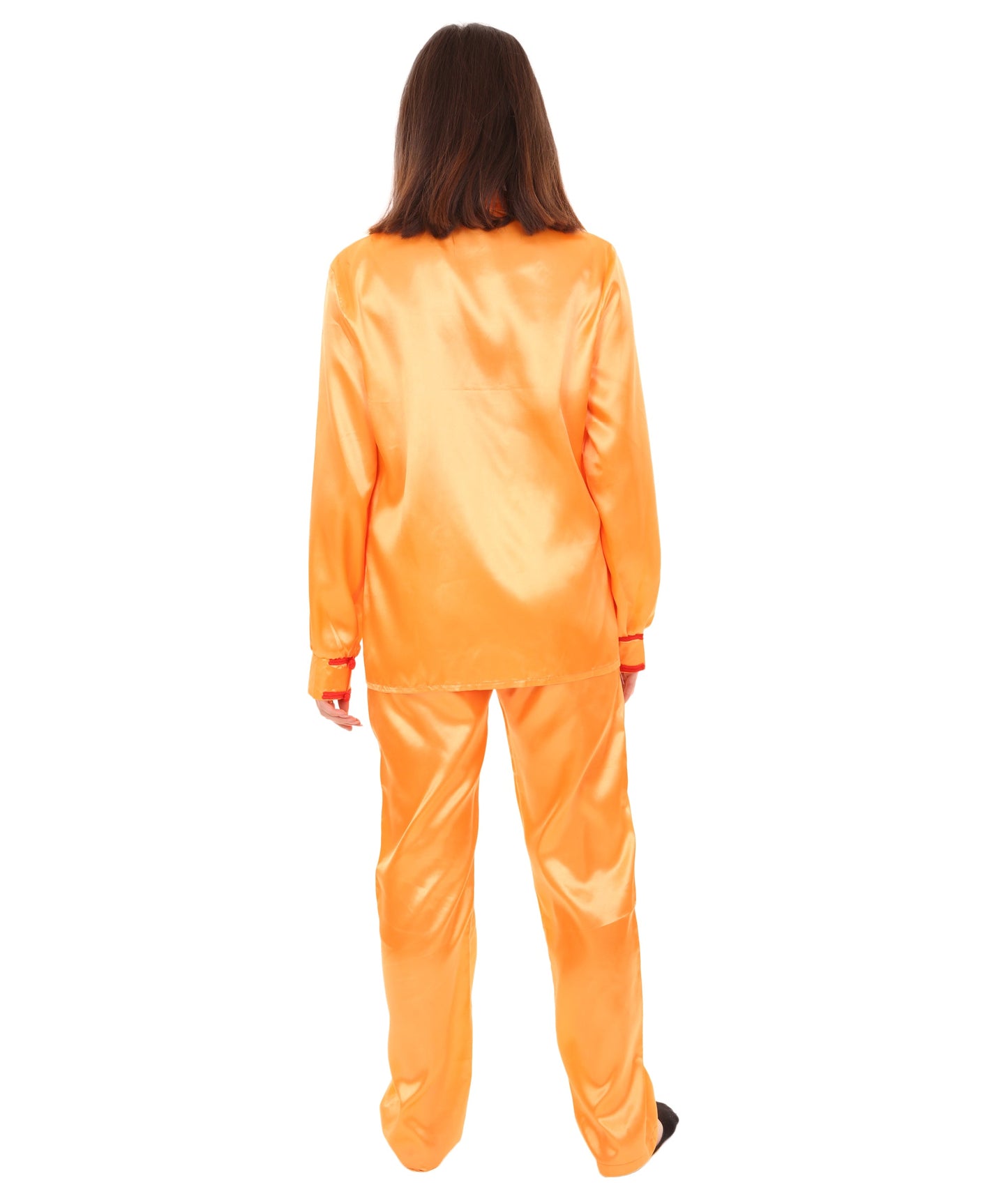 Orange Chinese Traditional Kung Fu Costume