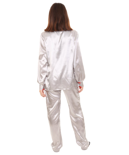 Silver Chinese Traditional Kung Fu Costume