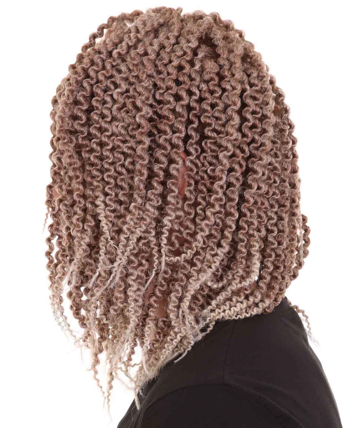 Realistic Dreadlock Wig | Lt Brown Halloween Wigs | Premium Breathable Capless Cap