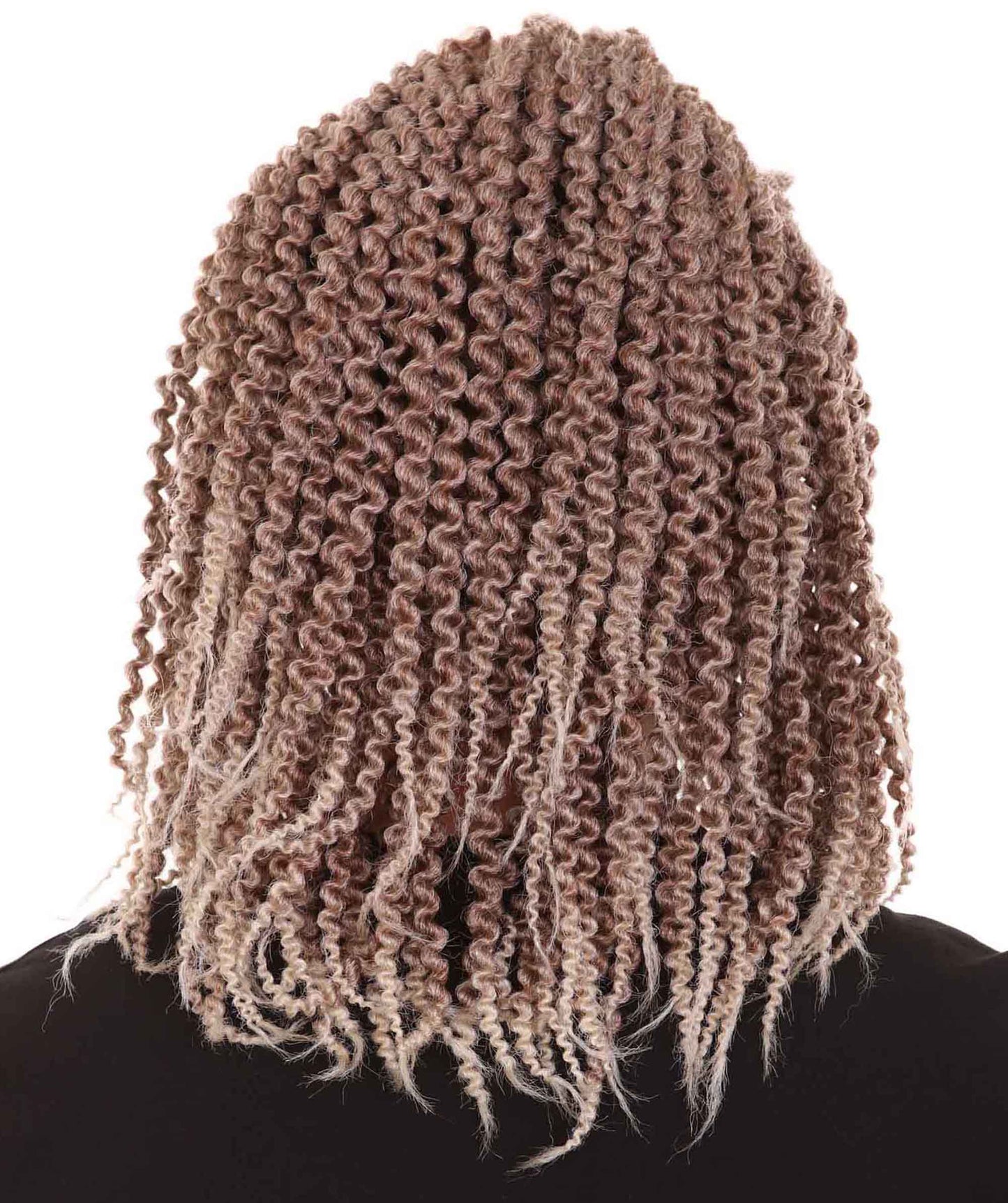 Realistic Dreadlock Wig | Lt Brown Halloween Wigs | Premium Breathable Capless Cap