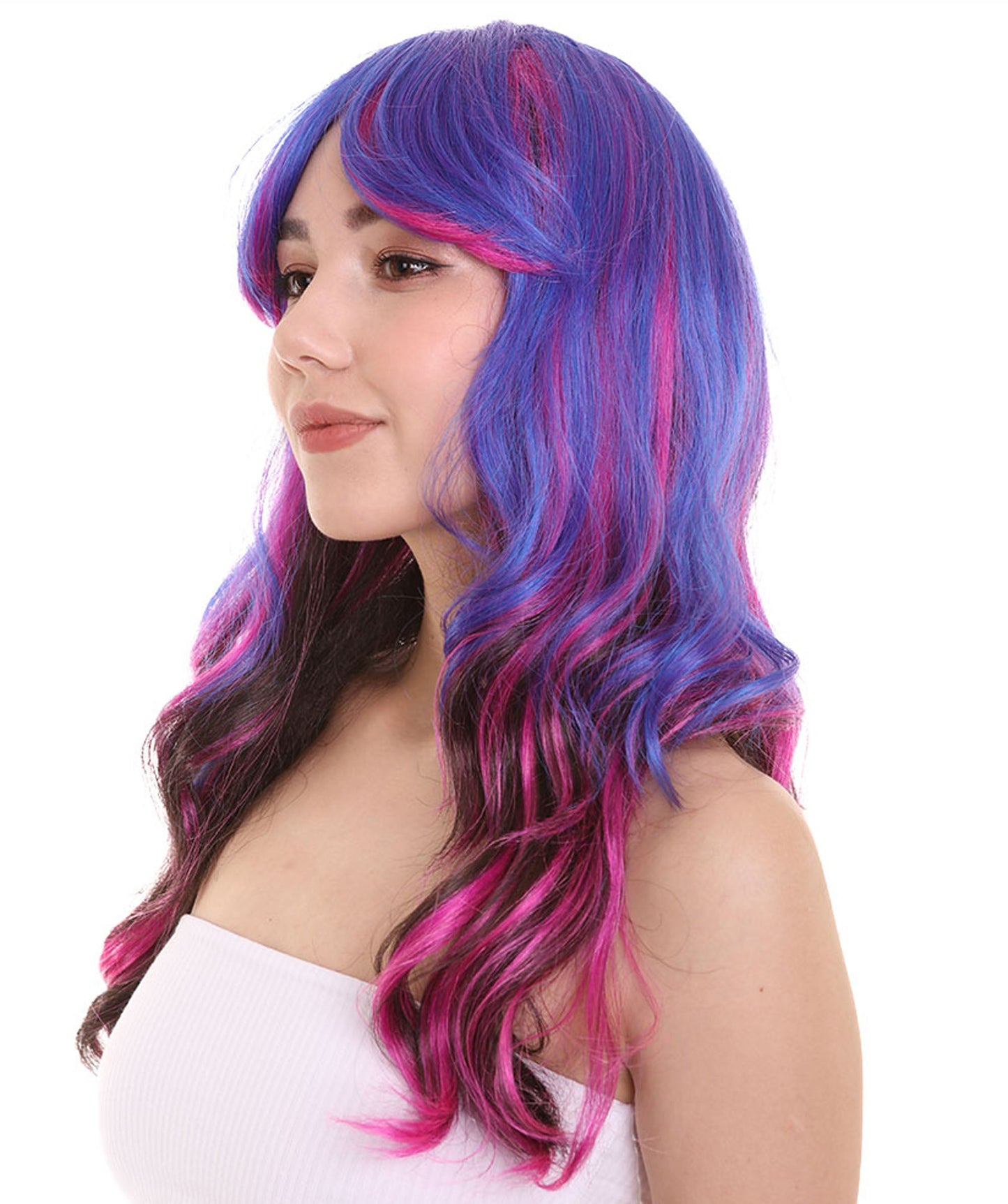 Fantasy Long Wavy Colorful Wig