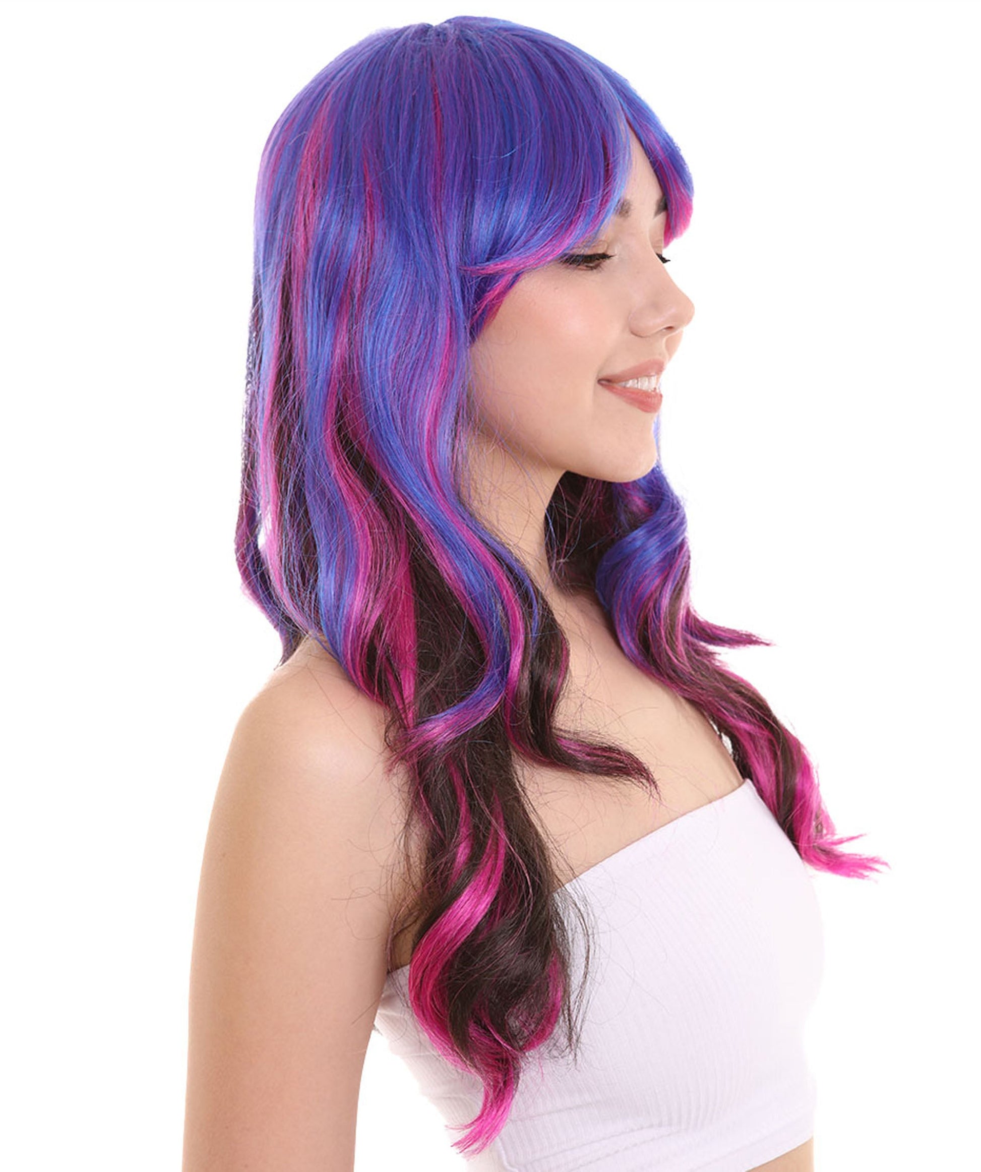 Fantasy Long Wavy Colorful Wig