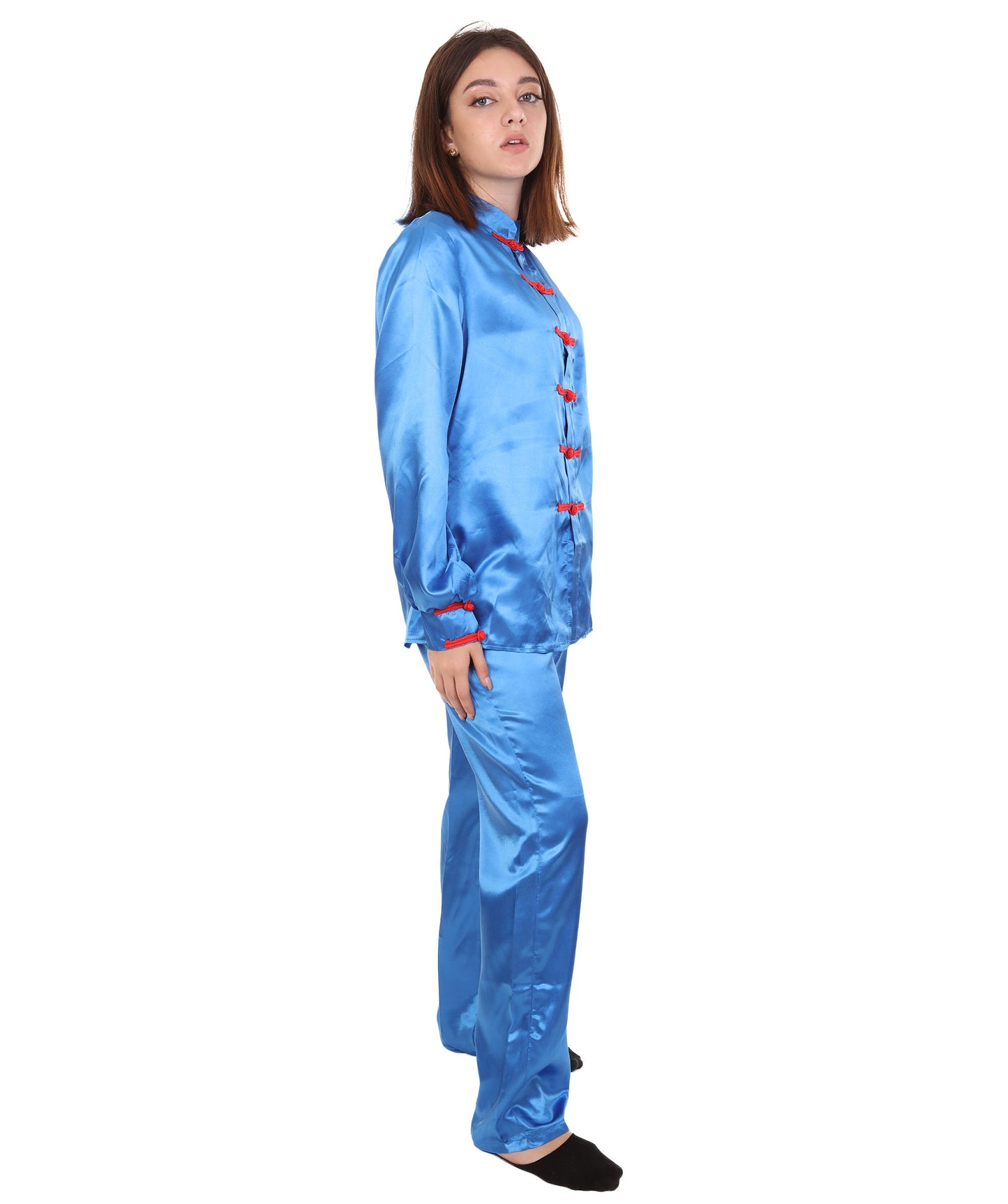 Blue Chinese Traditional Kung Fu Costume