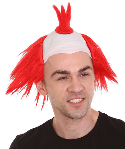 Scary Twisted Clown Wig | Red Halloween Wigs