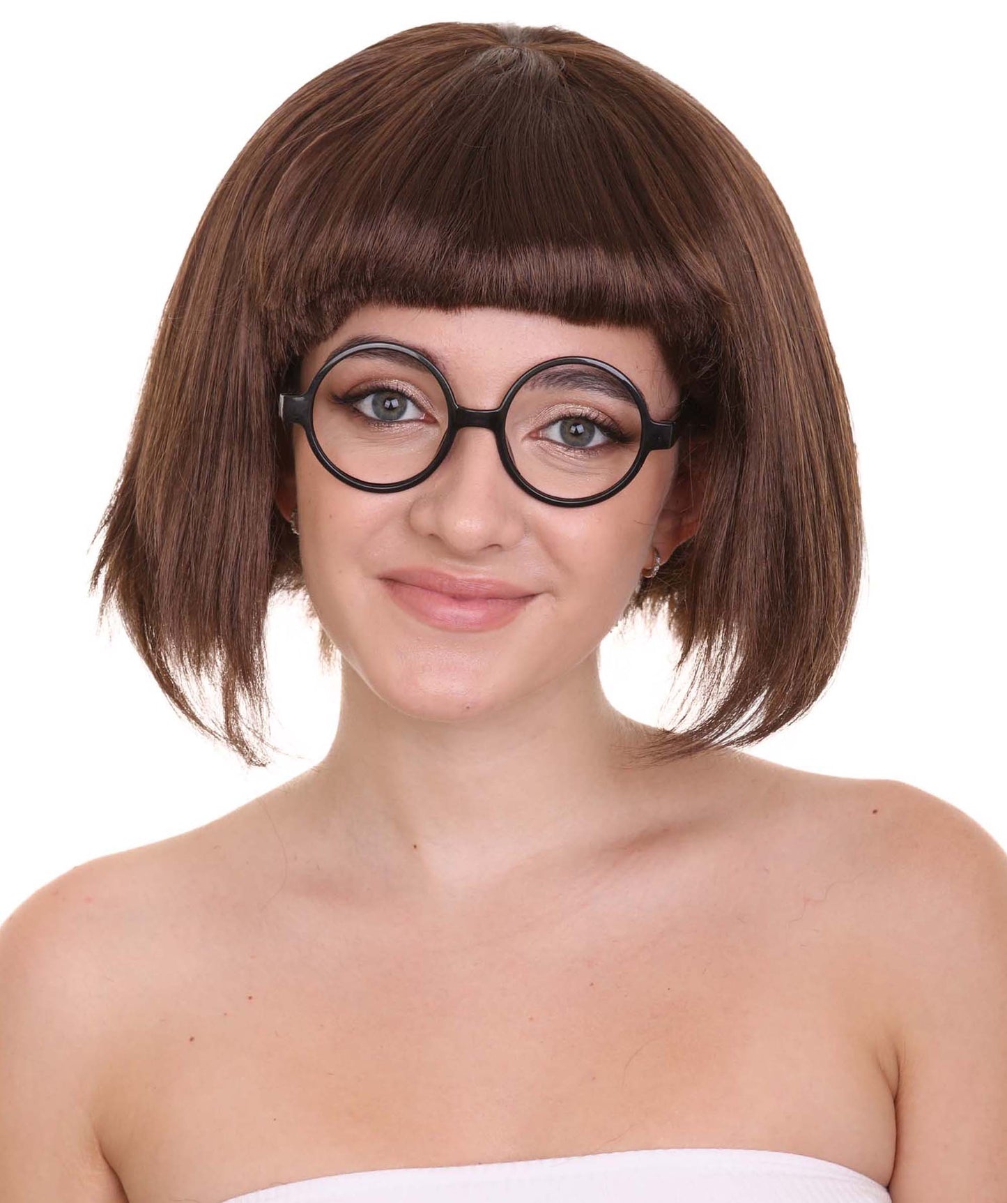 Dark Brown Fashion Edna Multiple Colors Bob Wig