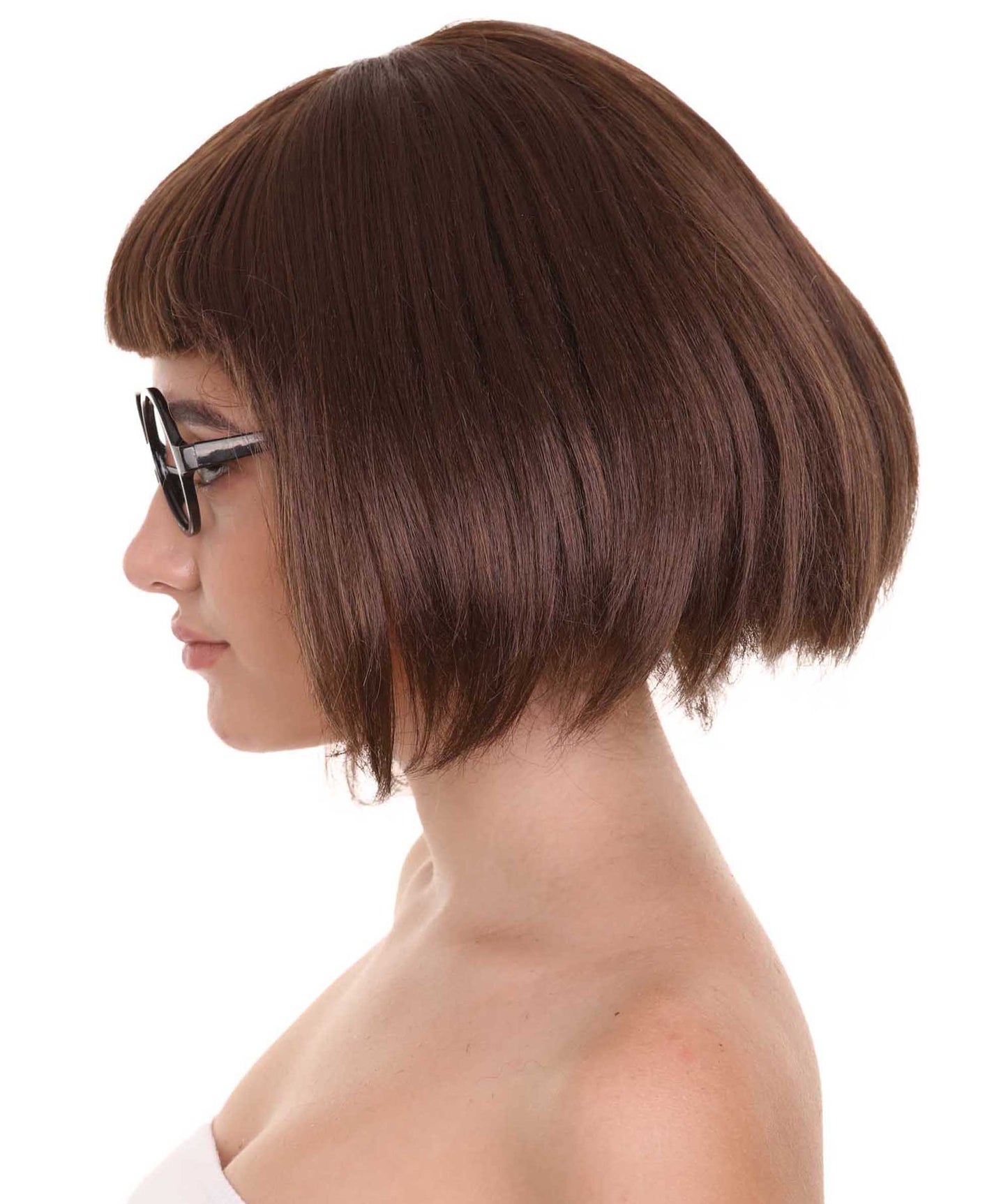 Dark Brown Fashion Edna Multiple Colors Bob Wig