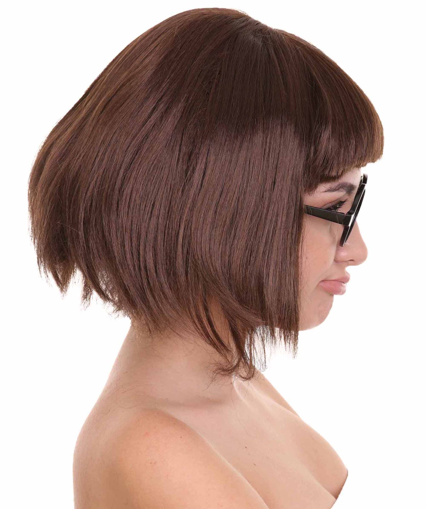 Dark Brown Fashion Edna Multiple Colors Bob Wig