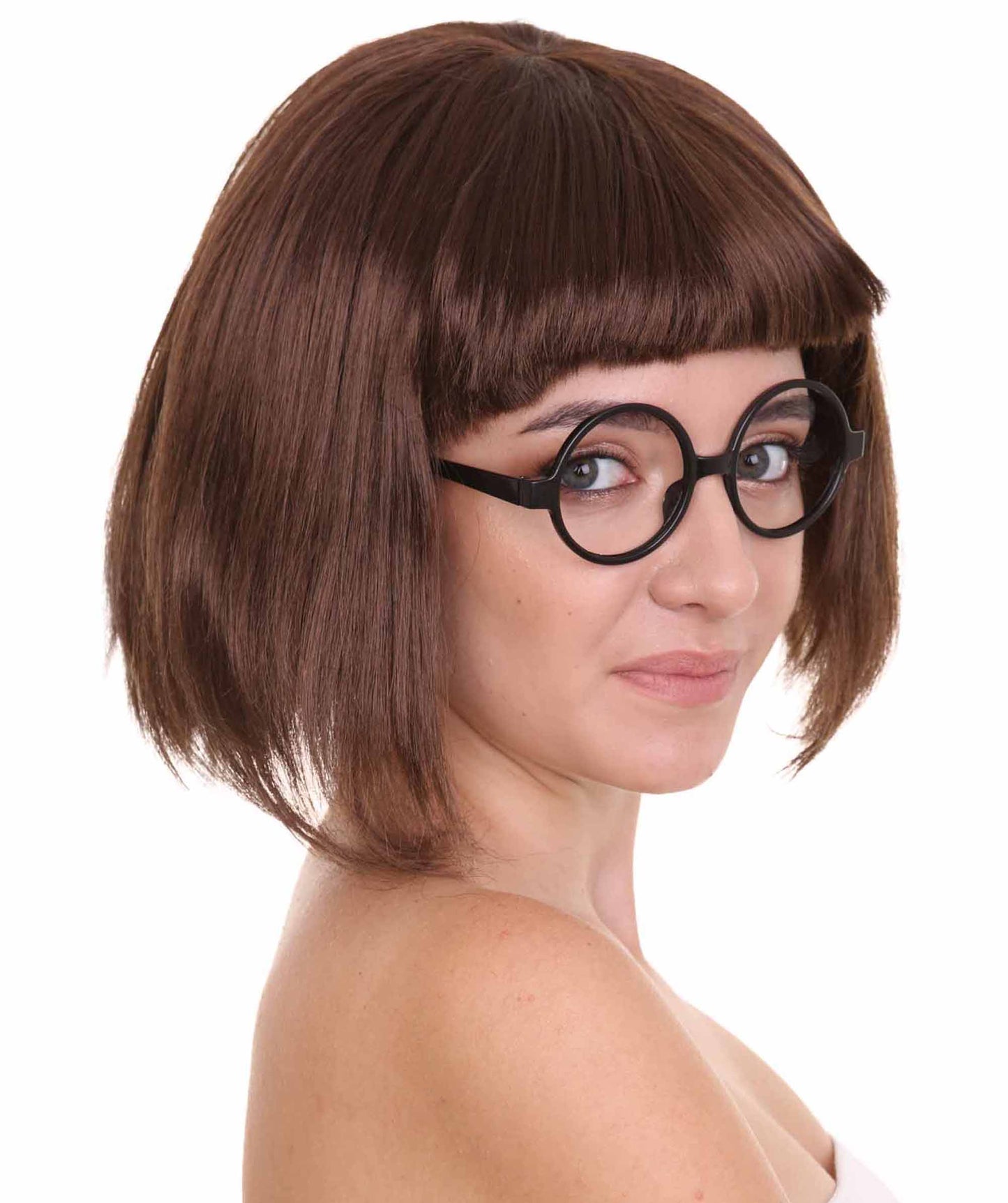 Dark Brown Fashion Edna Multiple Colors Bob Wig