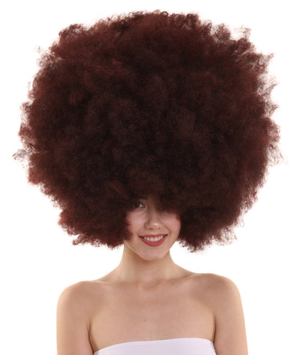 Brown Jumbo Afro Wig