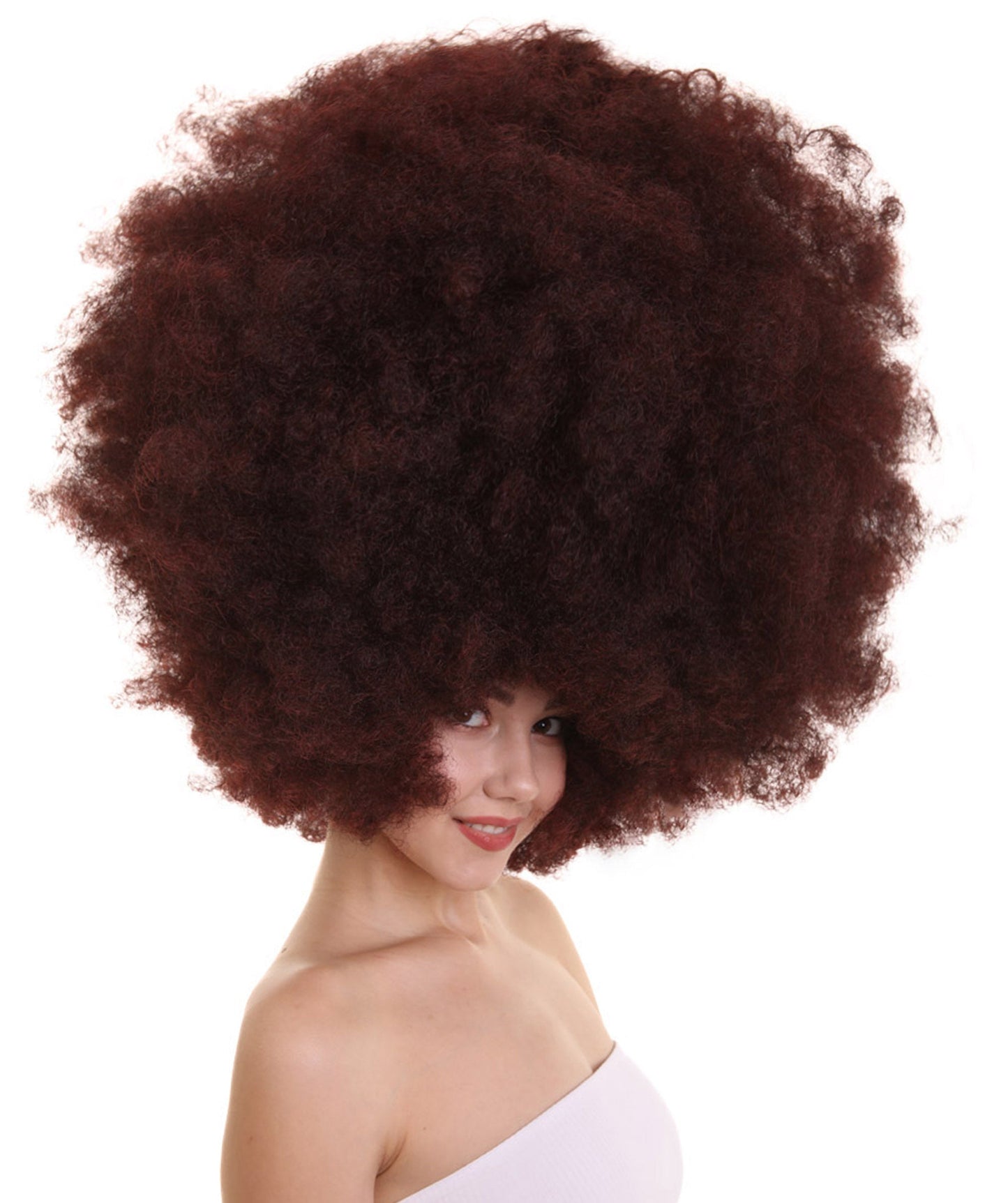 Brown Jumbo Afro Wig