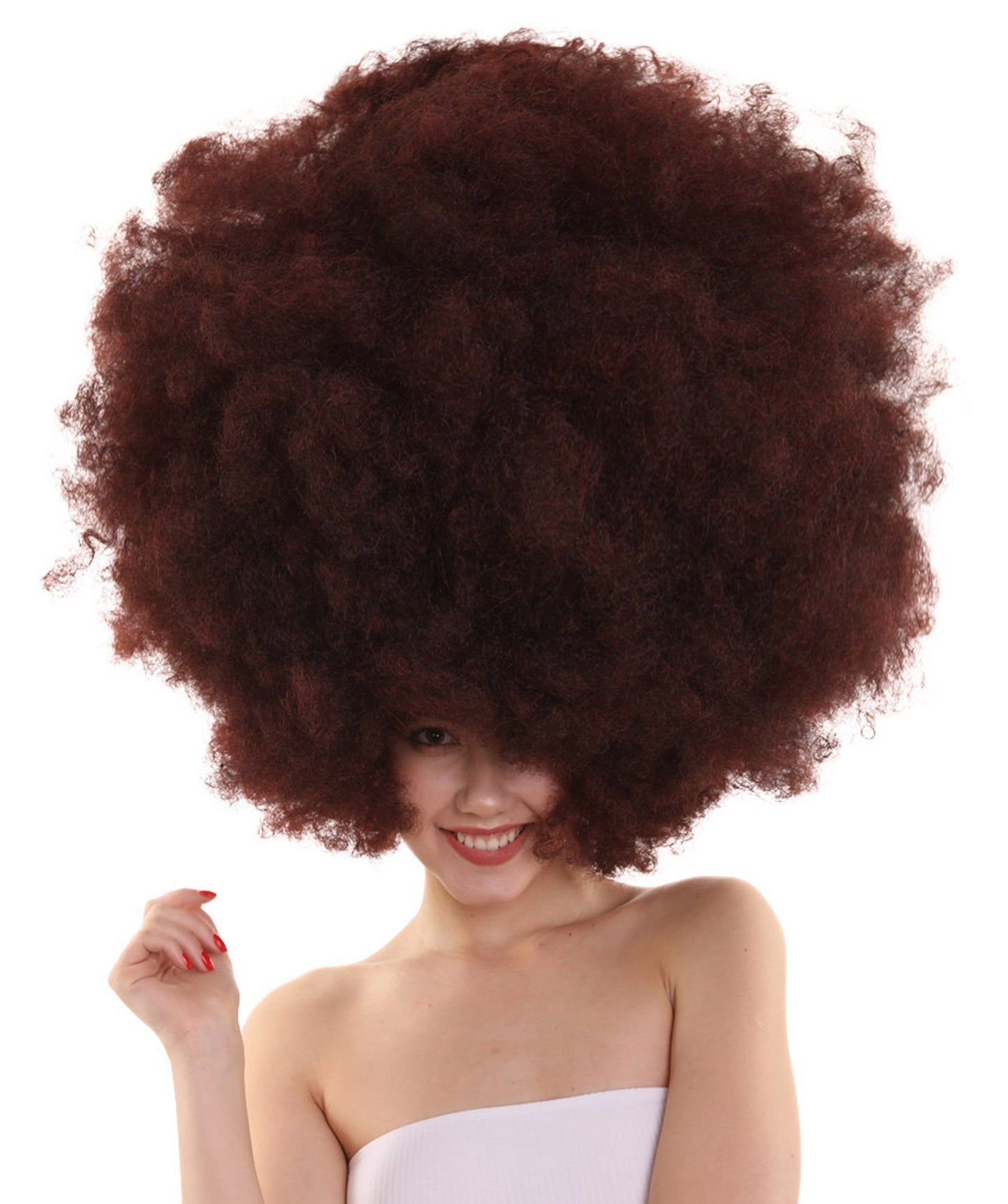 Brown Jumbo Afro Wig