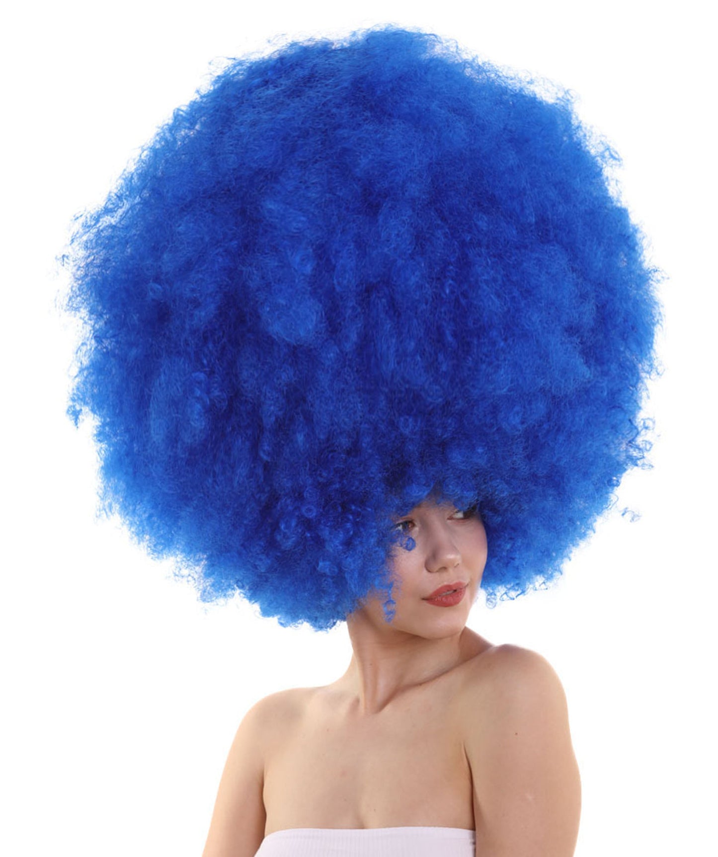 Blue Jumbo Afro Wig