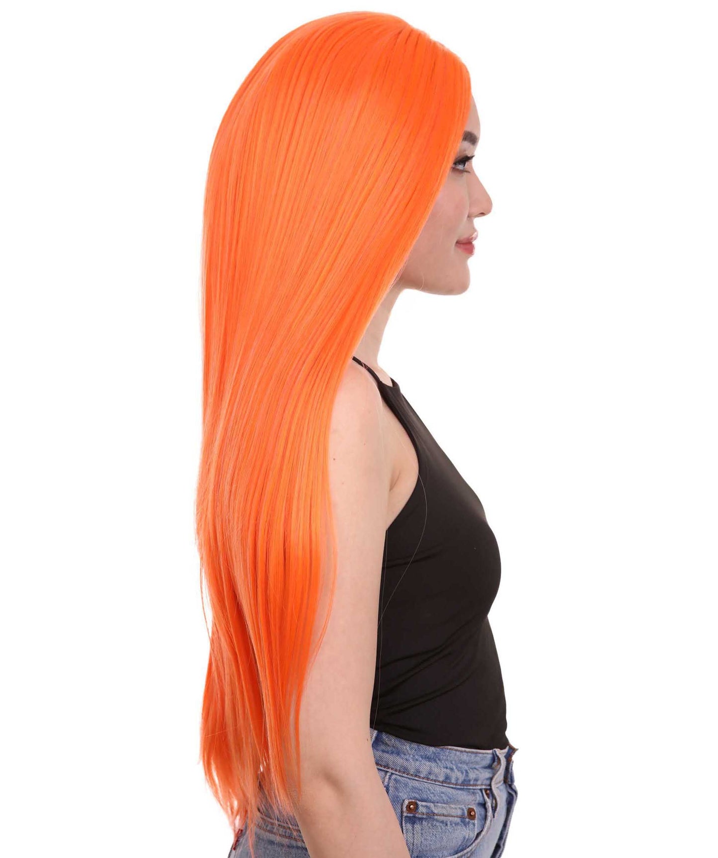 Tangerine Natural Lace Front Heat Resistant Wigs