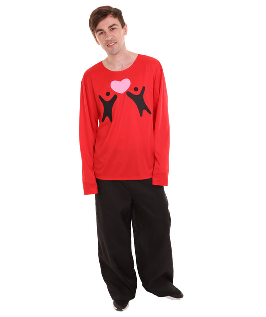 Red Long Sleeve Costume