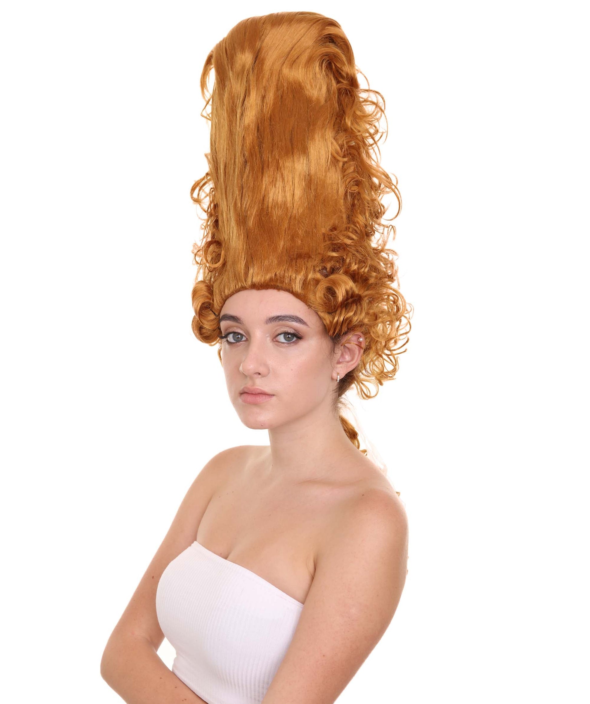 Brown Rococo Updo Wig