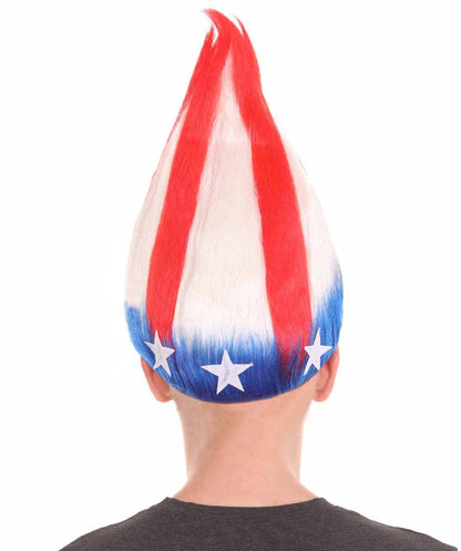 American Stripes Troll Wig