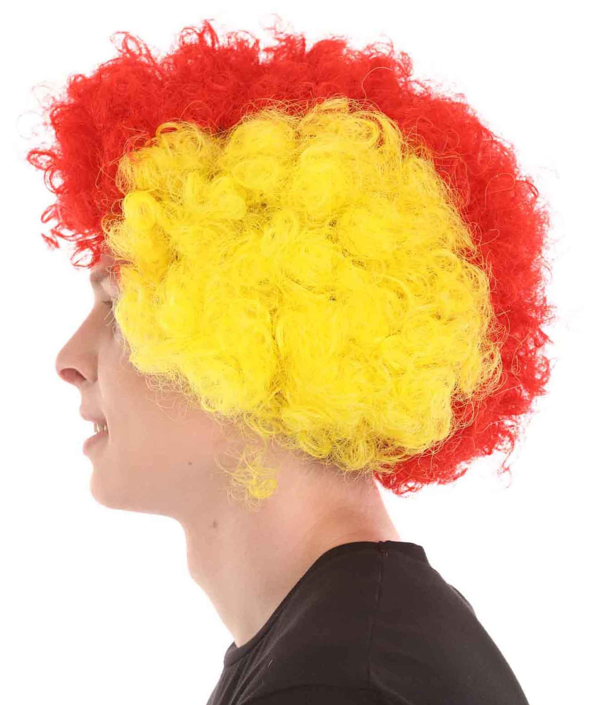 Cameroun sport afro wig