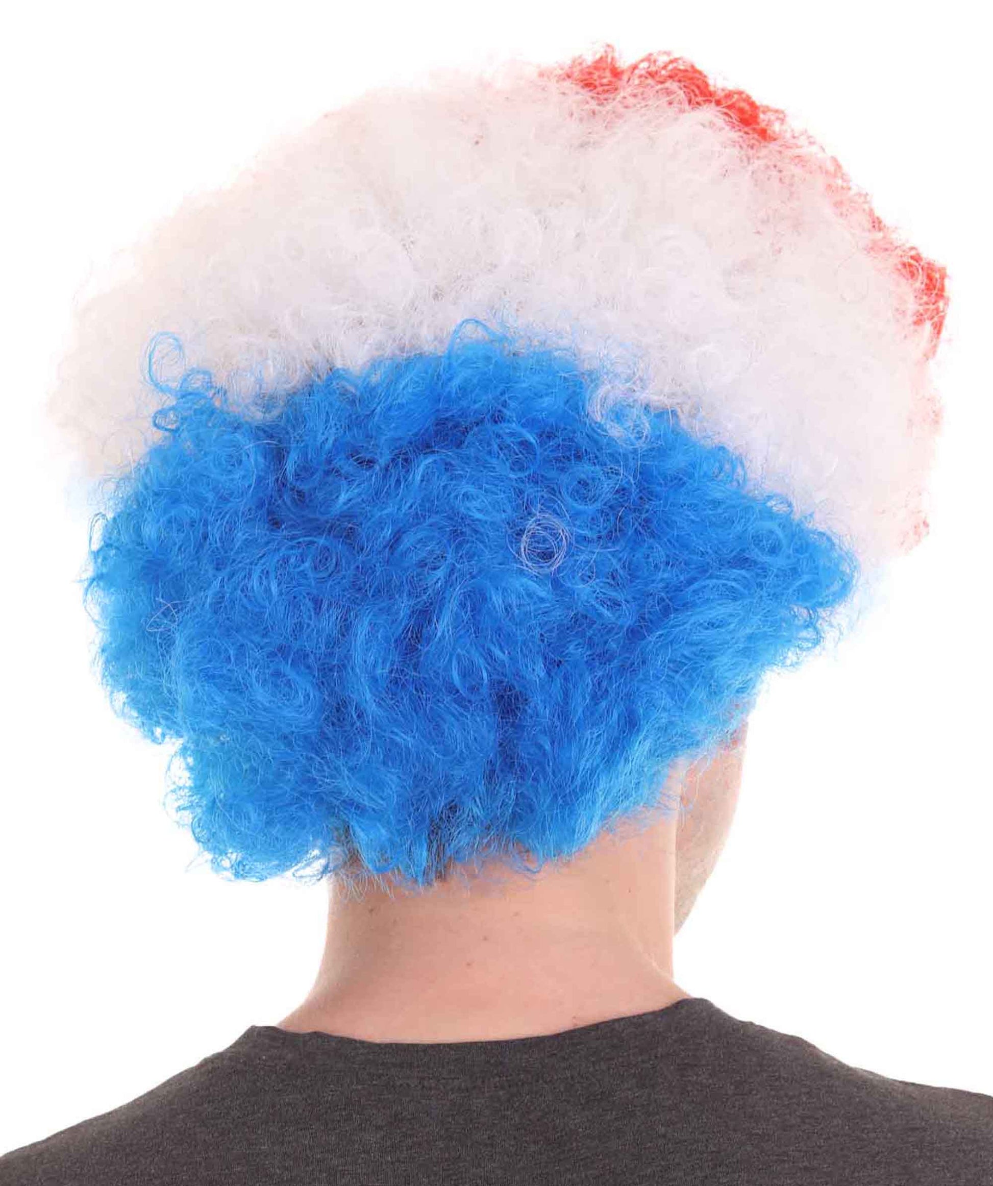 Croatia Sport Afro Fun Wig 