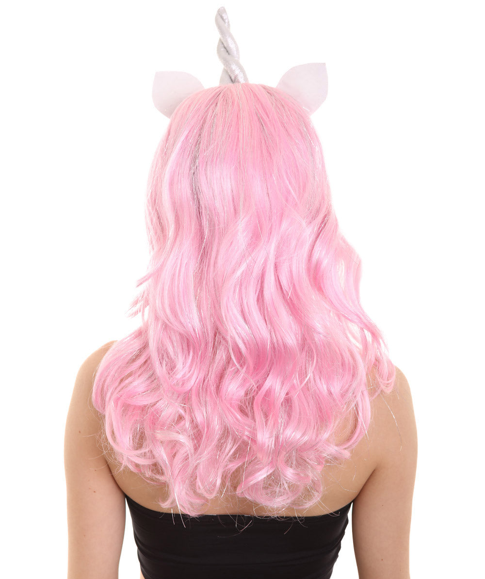 Unicorn Princess Wig with Horn and Ears