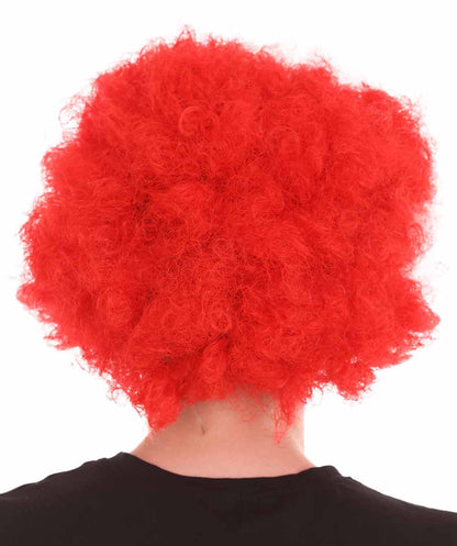 Denmark Flag Sport Afro Wig