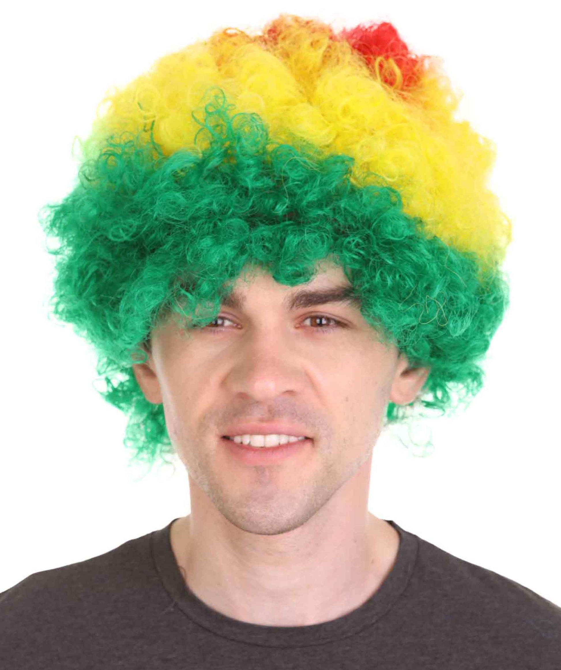 Ghana sport afro wig