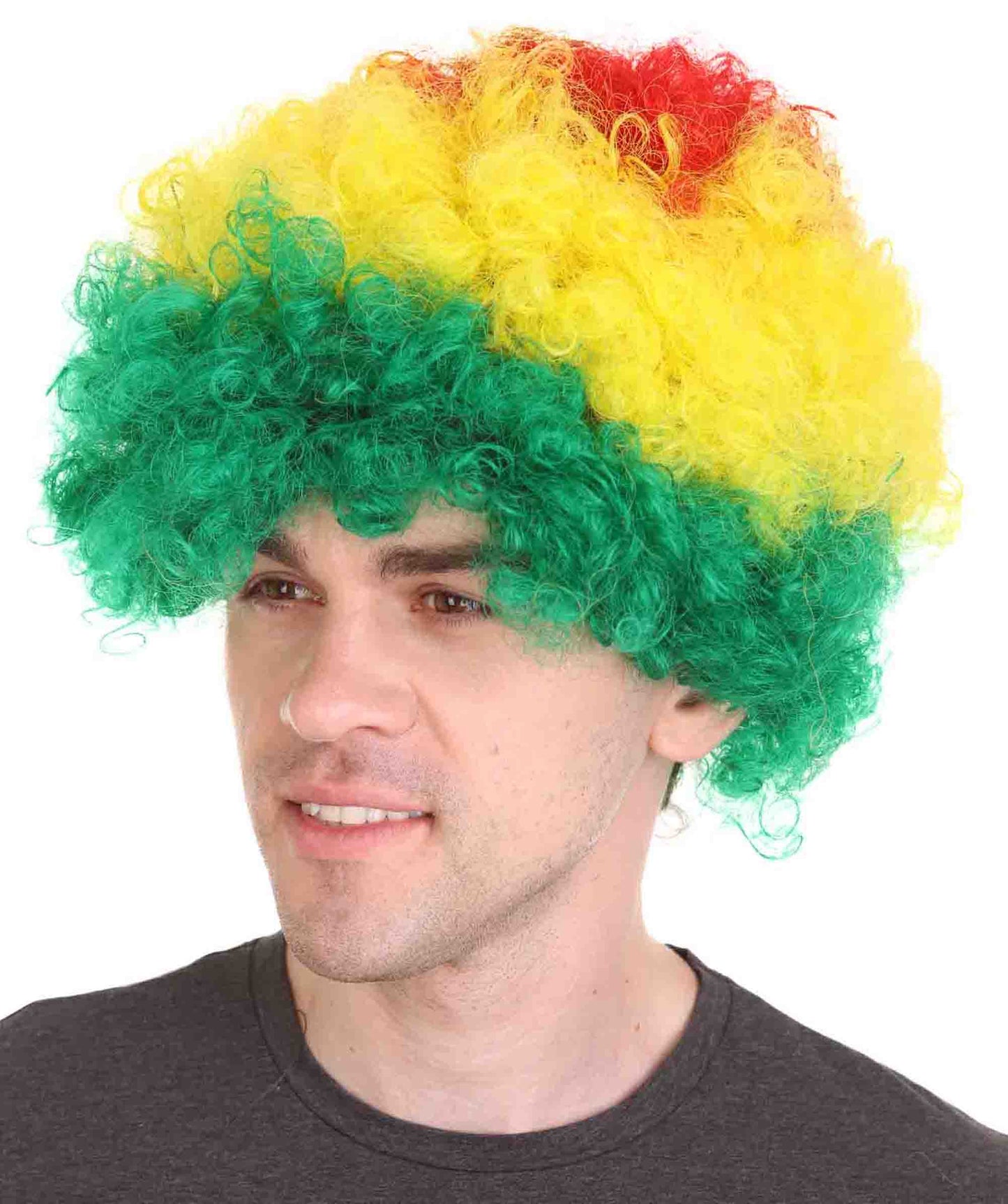 Ghana sport afro wig