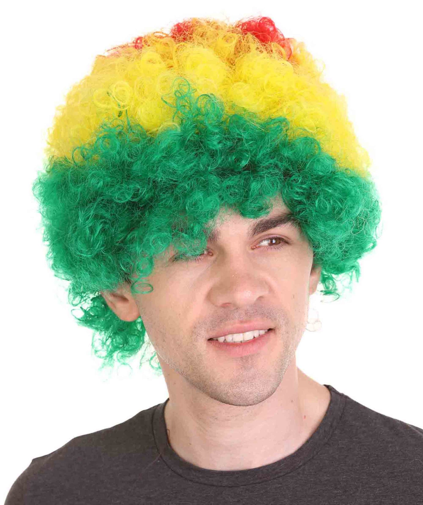 Ghana sport afro wig