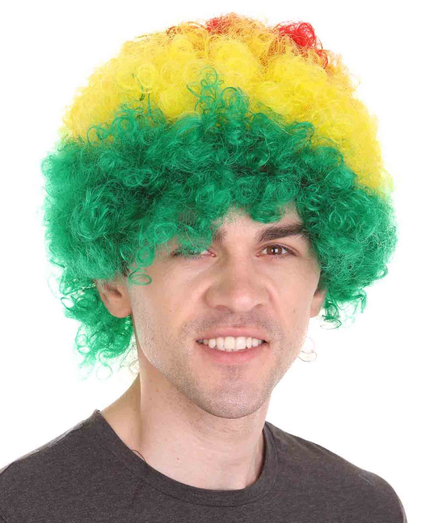 Ghana sport afro wig