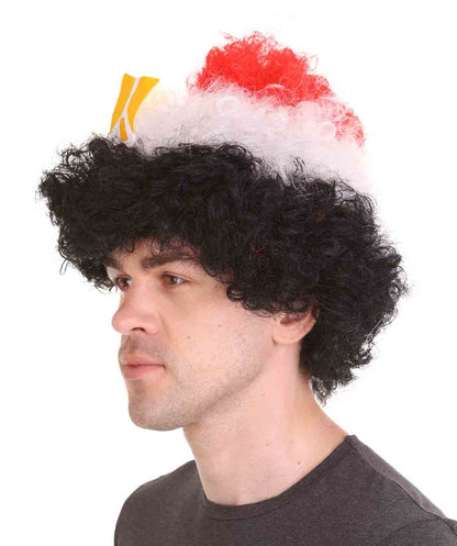 Egypt Flag Sport Afro Wig