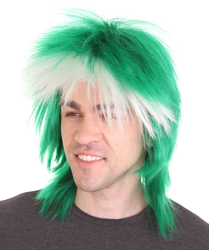 Saudi Arabia Flag Sport Wigs