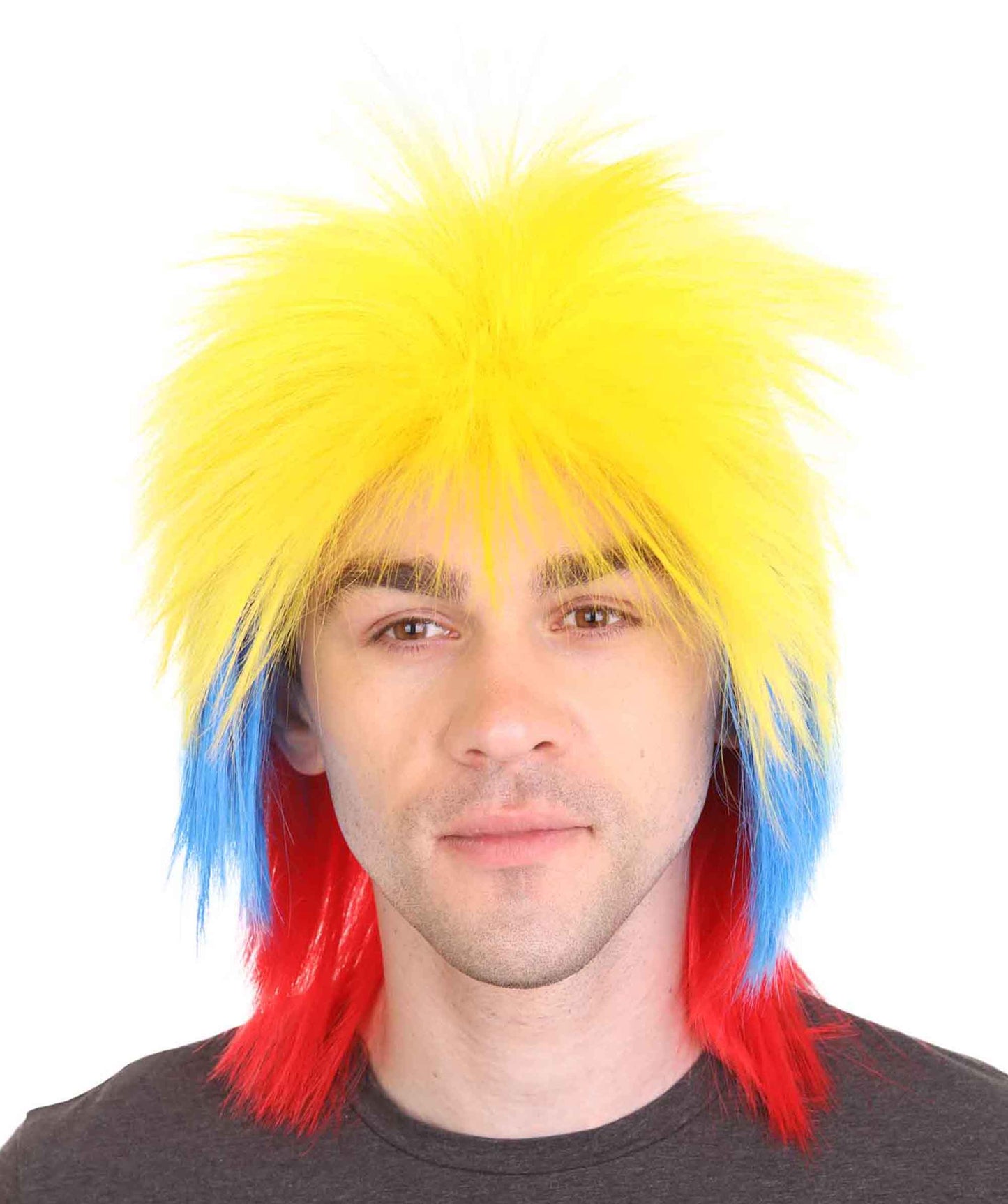 Colombia Flag Sport Wigs