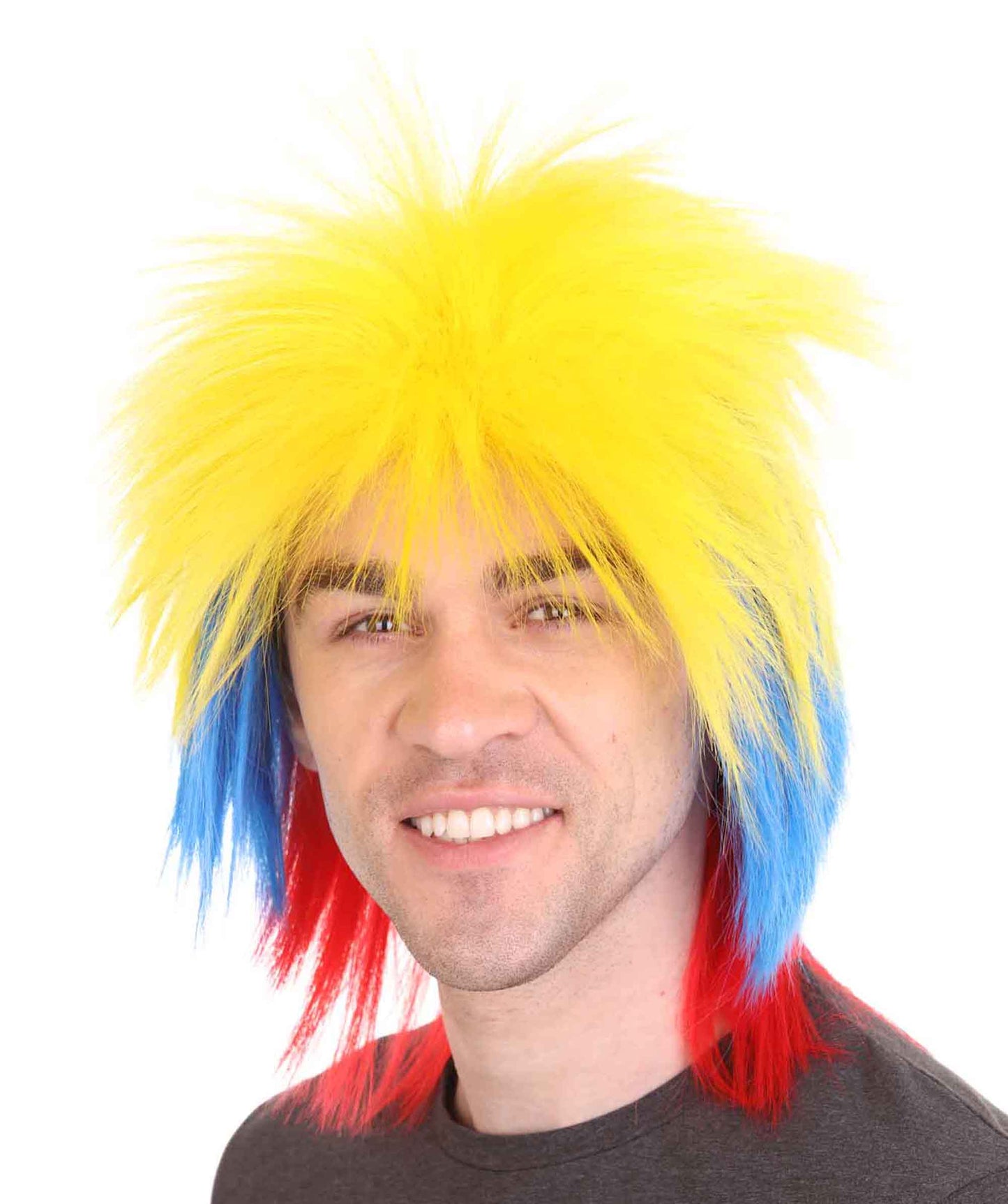 Colombia Flag Sport Wigs