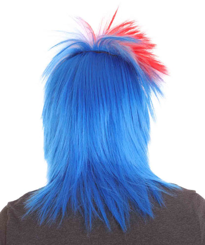 Iceland Flag Sport Wigs