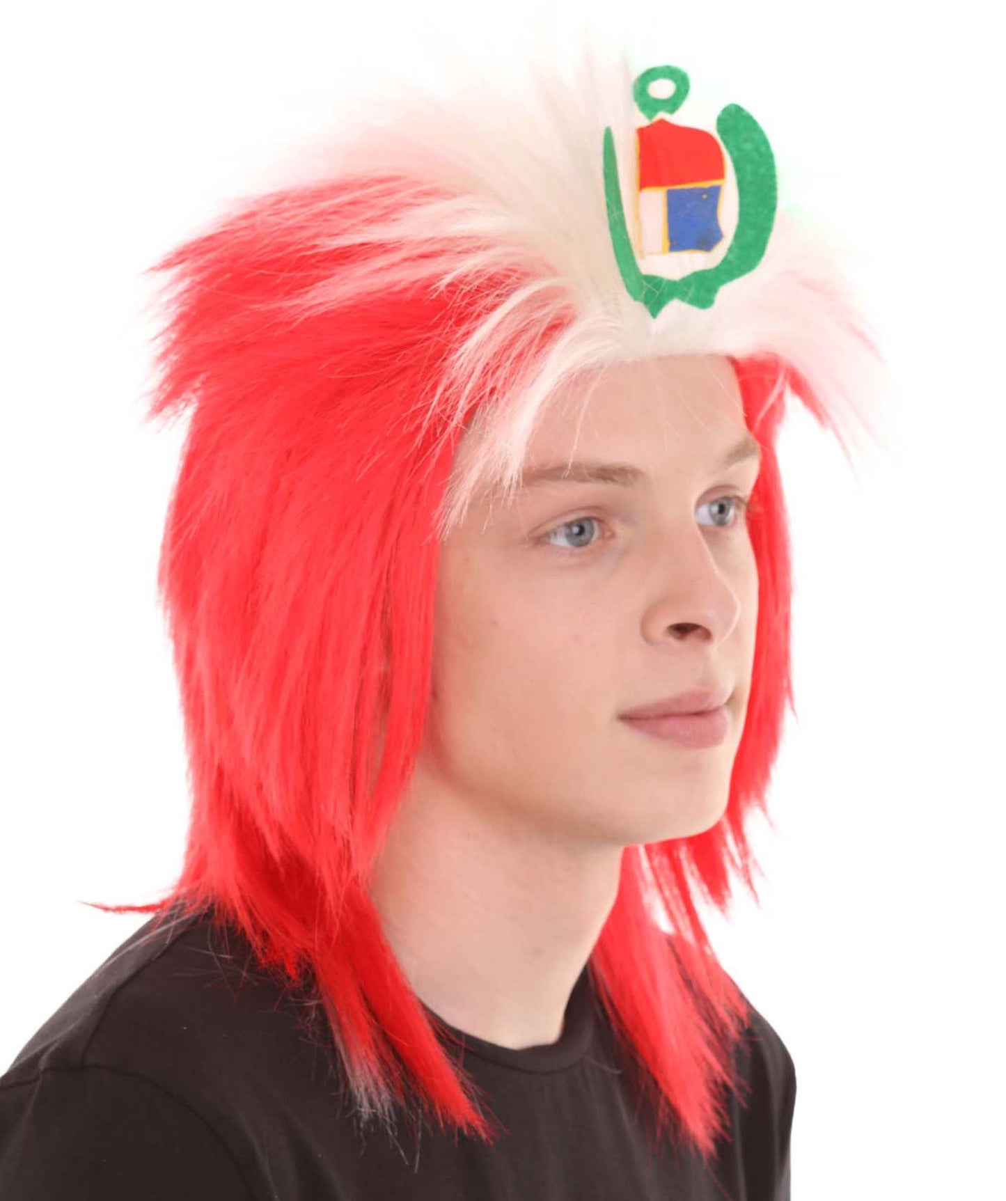 Peru Flag Sport Wigs