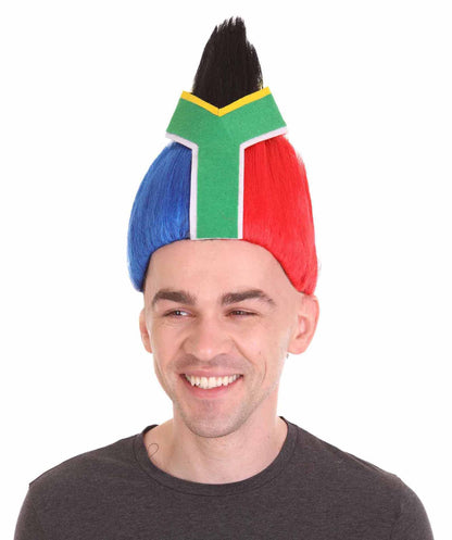 Africa3 Flag Troll Wig