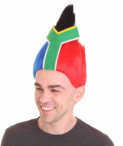 Africa3 Flag Troll Wig