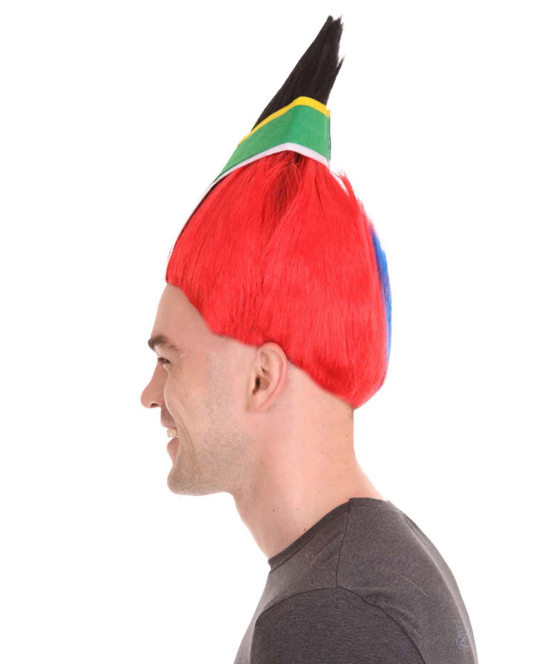 Africa3 Flag Troll Wig