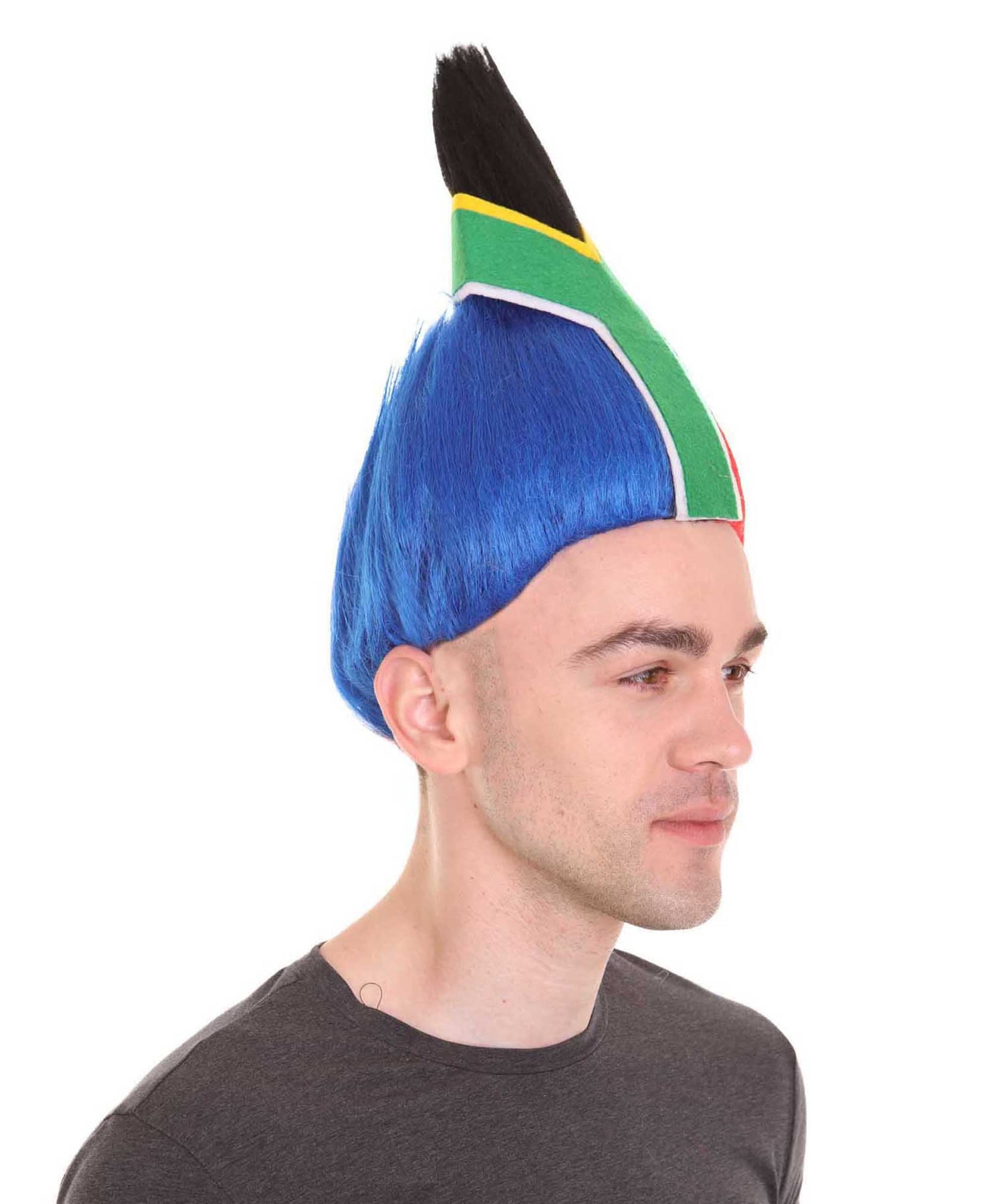 Africa3 Flag Troll Wig